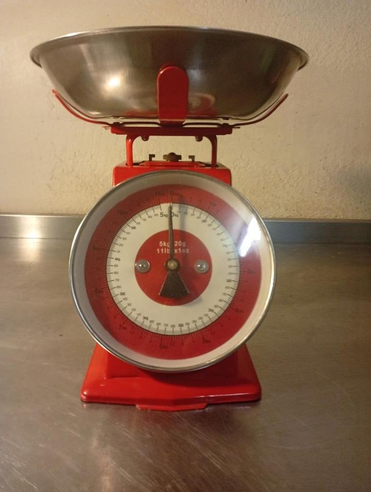 Vintage keukenweegschaal, Elektronische apparatuur, Weegschalen, Keukenweegschaal, Ophalen