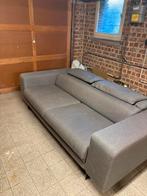 Canape gris electrique recor home, Ophalen, 100 tot 125 cm, Driepersoons, 200 tot 250 cm