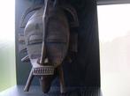 SENUFO Afrikaans Vogelmasker met calao (neushoornvogel), Ophalen of Verzenden