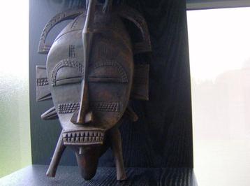 SENUFO Afrikaans Vogelmasker met calao (neushoornvogel), Enlèvement ou Envoi