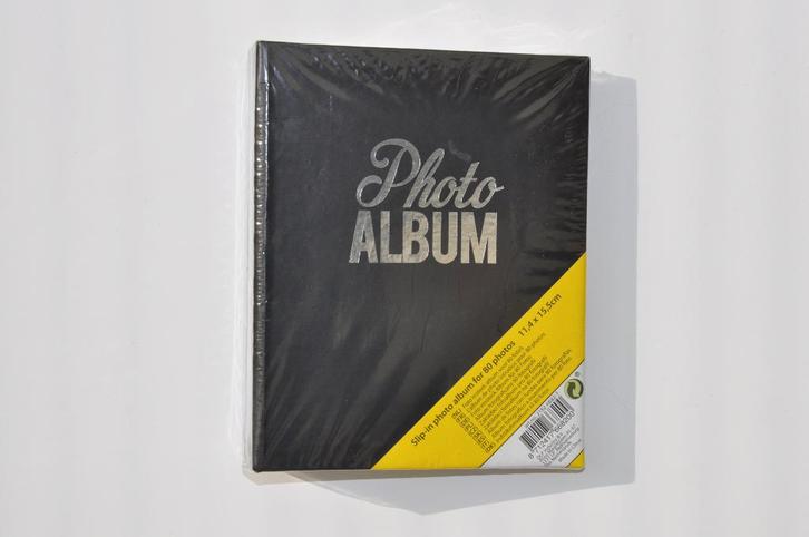 zwart fotoboekje, TV, Hi-fi & Vidéo, Albums photo & Accessoires, Neuf, Album photo, Enlèvement ou Envoi