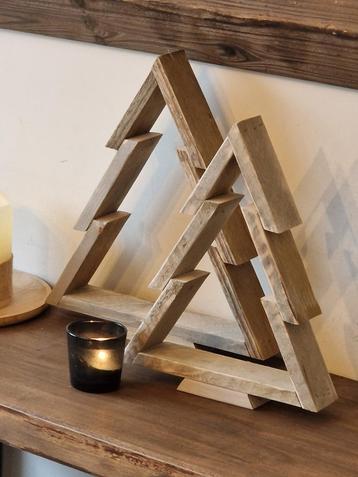 Kerstboomset hout Handgemaakt beschikbaar voor biedingen