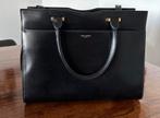 Saint Laurent Uptown Medium Tote Noir Cuir Lisse Brillant, Comme neuf, Enlèvement ou Envoi