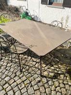 Prachtige smeedijzeren tafel, Tuin en Terras, Ophalen, Gebruikt