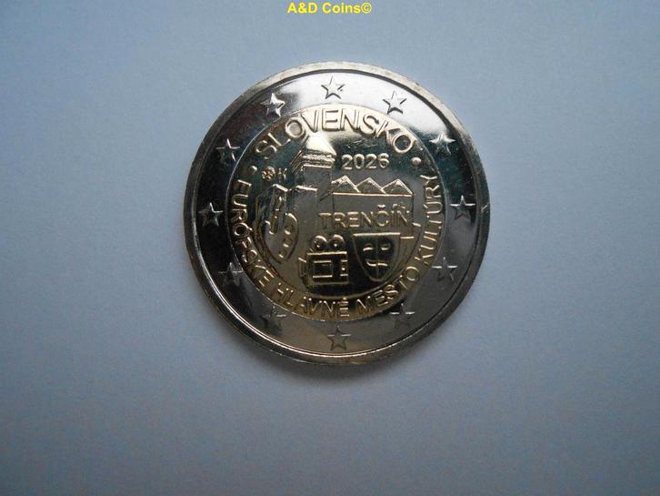 Slowakije 2 Euro cc 2026, Postzegels en Munten, Munten | Europa | Euromunten, Losse munt, 2 euro, Slowakije, Verzenden