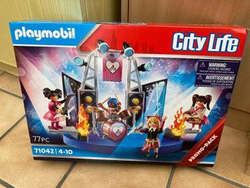 Playmobol city life 71042 Rockband ( Nieuw ) beschikbaar voor biedingen