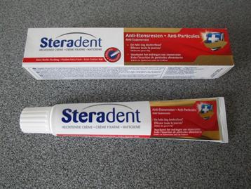 NOUVEAU tube de crème fixatrice pour prothèses STERADENT 