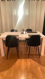 Eettafel salon tafel hoogglans wjt, Comme neuf, 50 à 100 cm, 150 à 200 cm, Enlèvement ou Envoi