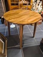 Ronde acacia tafel Ikea Nackanas, Ophalen, Zo goed als nieuw, Rond