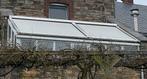 Protection solaire motorisée - gris clair - 480 x 250, Jardin & Terrasse, Protection solaire, Volet mécanique, Utilisé, 450 cm ou plus