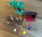 PLAYMOBIL Golden Retrievers met puppy's - 6134, Los Playmobil, Gebruikt, Ophalen