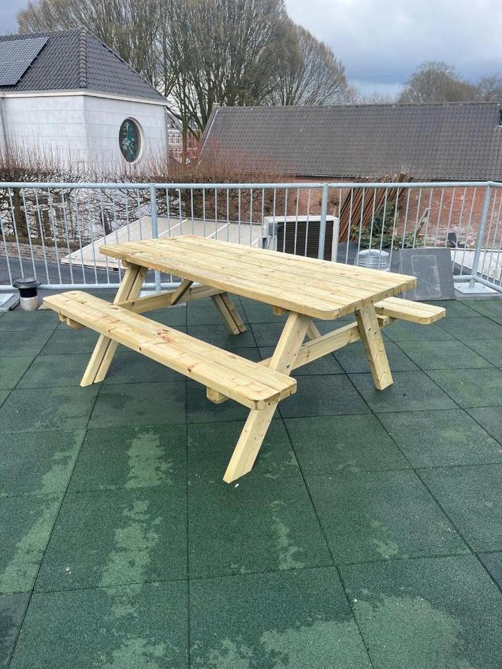 Picknicktafels 180 cm - Nieuw en Thuisbezorgd, Tuin en Terras, Picknicktafels, Nieuw, Rechthoekig, Hout, Inklapbaar, Ophalen of Verzenden