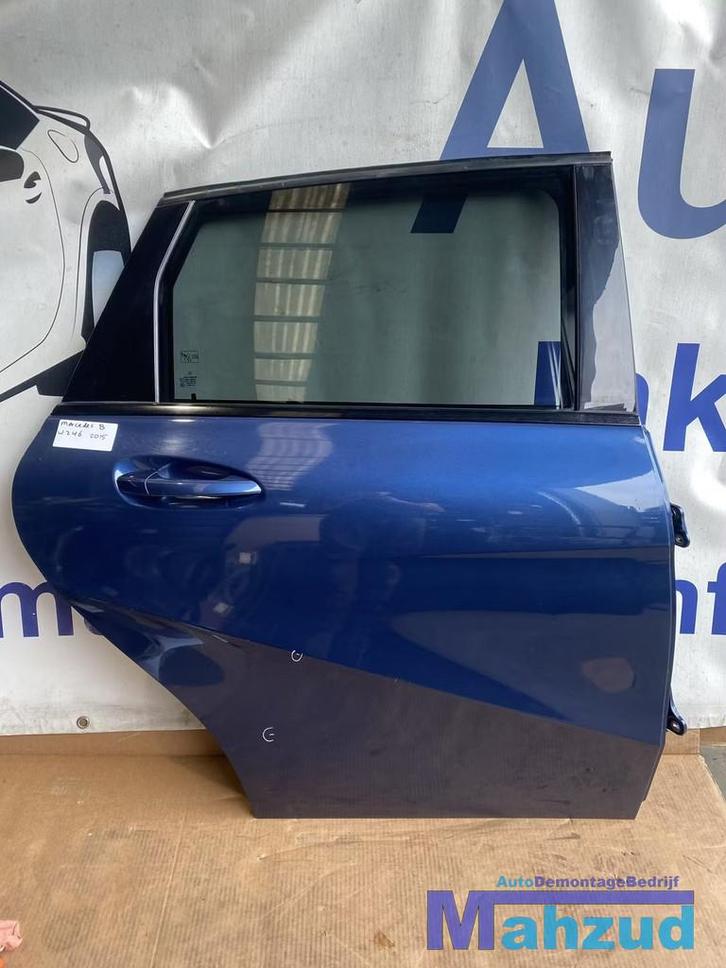 MERCEDES B KLASSE W246 Blauw rechts achter deur sportier 201, Auto-onderdelen, Carrosserie, Deur, Mercedes-Benz, Achter, Rechts