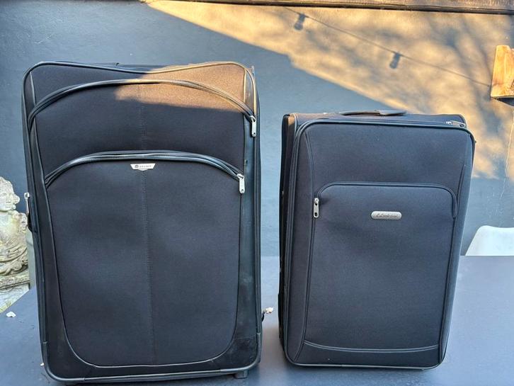 2 zachte koffers, Handtassen en Accessoires, Koffers, Zo goed als nieuw, Ophalen