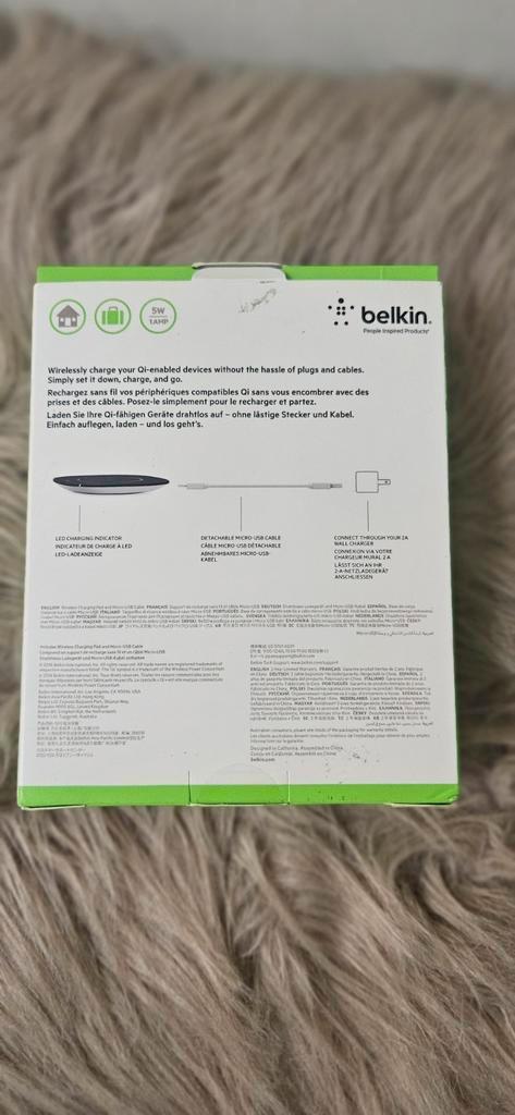 Oplader in draad. Belkin, Telecommunicatie, Mobiele telefoons | Telefoon-opladers, Samsung, Ophalen of Verzenden