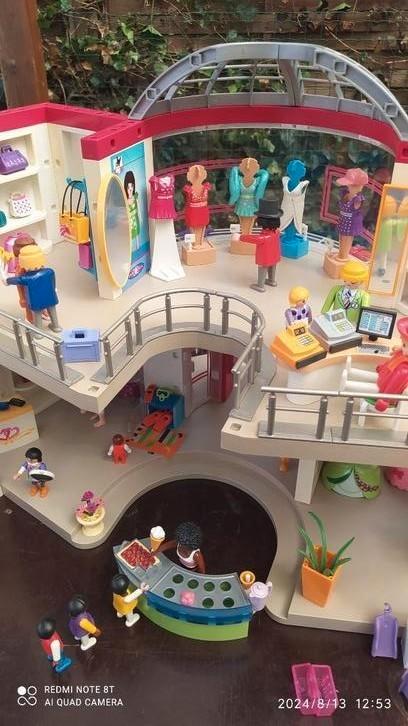 PLAYMOBIL - GROOT WINKELCENTRUM, Kinderen en Baby's, Speelgoed | Playmobil, Gebruikt, Complete set, Ophalen