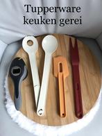 Tupperware set keukengerei 8 foto's., Verzenden, Zo goed als nieuw, Crème, Overige typen