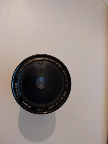 Sigma zoom lens 28mm- 88mm voor Minolta MD/MC