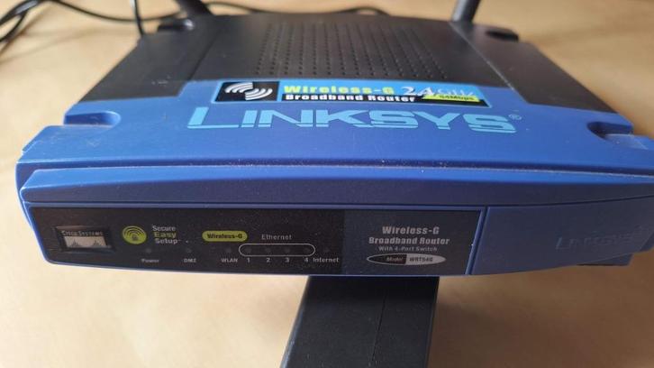 Linksys WRT54G Wi-Fi Router, Computers en Software, Routers en Modems, Gebruikt, Router, Ophalen of Verzenden