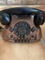 Ancien téléphone PTT en cuivre cadre laiton, Cuivre