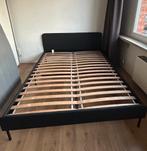 Lit 160x200 avec sommier à lattes et tête de lit, Maison & Meubles, Enlèvement, Comme neuf
