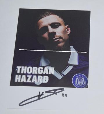 RSC Anderlecht / Gehandtekende foto / Thorgan Hazard beschikbaar voor biedingen