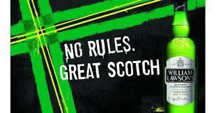 Metalen reclamebord William Lawson’s - retro vintage mancave, Verzamelen, Merken en Reclamevoorwerpen, Zo goed als nieuw, Reclamebord