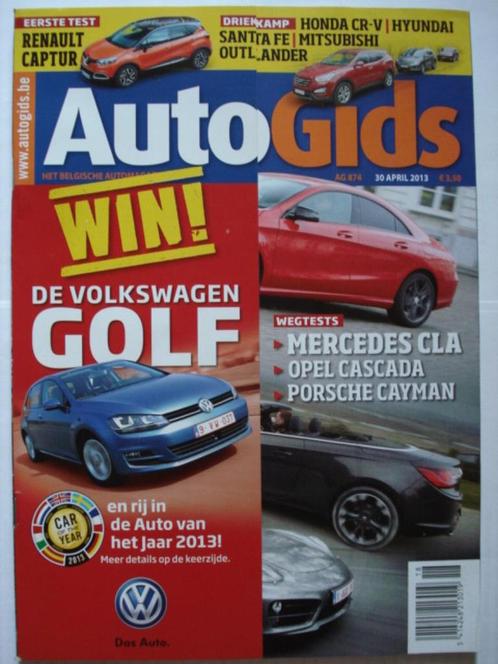AutoGids 874 Porsche Cayman/S/Opel Cascada/Mercedes CLA/Abar, Livres, Autos | Brochures & Magazines, Comme neuf, Général, Envoi