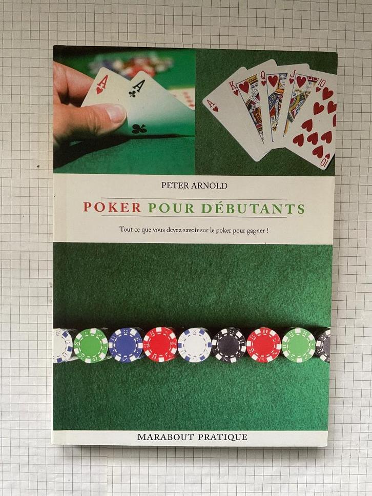 Livre Poker pour débutants - Editeur Marabout pratique, Boeken, Hobby en Vrije tijd, Zo goed als nieuw, Overige onderwerpen, Ophalen of Verzenden
