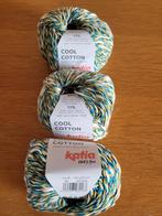 3 pelotes de laine Katia Cool Cotton couleur 85, Comme neuf, Enlèvement