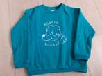 Sweater Filou & Friends maat 5 (110) - 'poodle doodle' groen, Gebruikt, Meisje, Trui of Vest, Filou & Friends