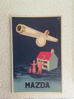 Kartonnen reclame Mazda lampen, Ophalen of Verzenden, Gebruikt