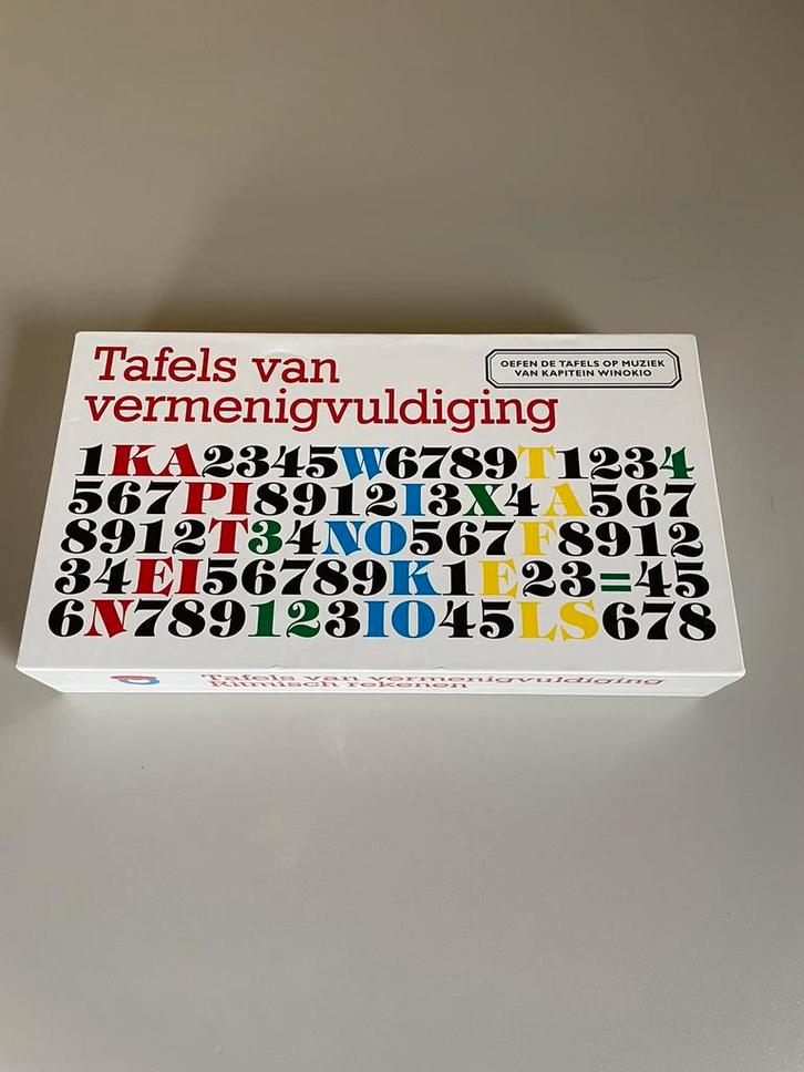 Tafels van vermenigvuldiging - Kapitein Winokio - NIEUW, Kinderen en Baby's, Speelgoed | Educatief en Creatief, Nieuw, Rekenen