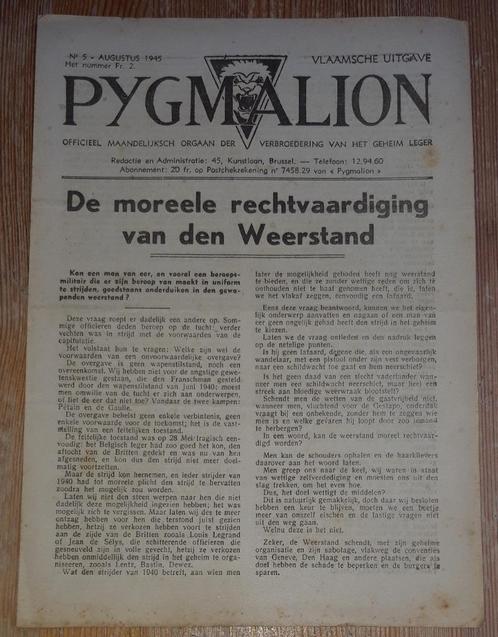 Willy Vandersteen Pygmalion 5 van 1945 WIL Suske en Wiske, Verzamelen, Stripfiguren, Gebruikt, Overige typen, Suske en Wiske, Ophalen of Verzenden