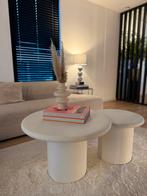 MORTEX salontafel rond - nieuw - set 70x70 cm / 50x50 cm, Huis en Inrichting, Ophalen of Verzenden, Nieuw, Rond
