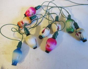 oude kerst lampjes lampionnen santa baby  beschikbaar voor biedingen