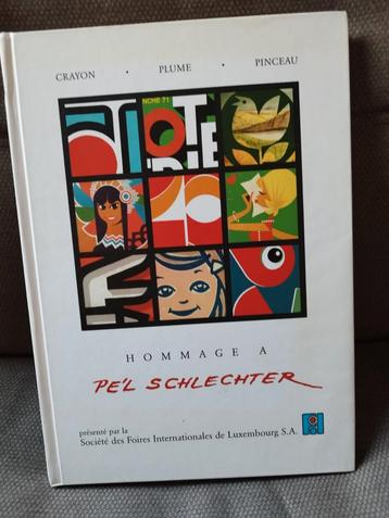 Hommage à Pe'l Schlechter Crayon Papier Plume, Enlèvement ou Envoi, Comme neuf, Design graphique