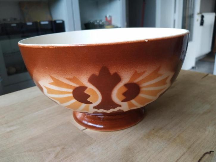 kom diameter 18,5 - hoogte 11 cm, Antiek en Kunst, Antiek | Keramiek en Aardewerk, Ophalen of Verzenden