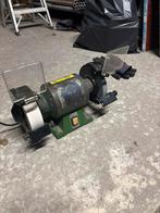 Tafelslijpmolen Ferm, Doe-het-zelf en Bouw, Gereedschap | Slijpmachines, Ophalen, Gebruikt, 700 tot 1000 watt, Werkbankslijpmachine