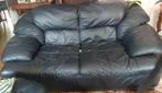 Zwarte leren fauteuils voor 3 en 2 personen.
Bezorging mogel, Ophalen, Gebruikt