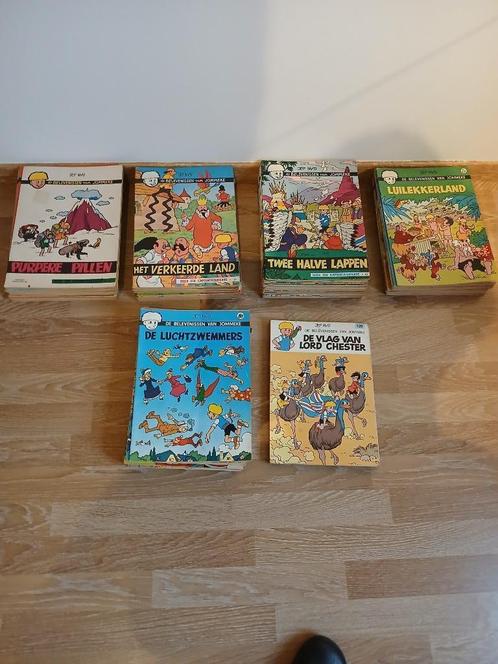 Jommeke strips zwart/wit, bruin en in kleur, Boeken, Stripverhalen, Gelezen, Meerdere stripboeken, Ophalen