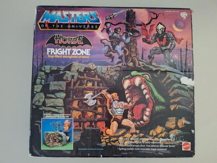 He-man motu masters of the universe vintage fright zone, Kinderen en Baby's, Speelgoed | Actiefiguren, Ophalen