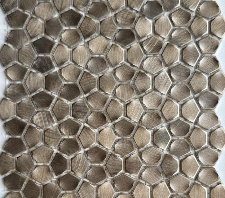 Mozaiëk Colonial Grazzy Pattern op matje 300x300x4mm, Doe-het-zelf en Bouw, Tegels, Nieuw, Wandtegels, Overige materialen, 20 tot 40 cm