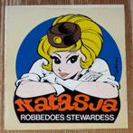 Natasja sticker 1975 Walthéry Dupuis, Ophalen of Verzenden, Overige figuren, Zo goed als nieuw, Plaatje, Poster of Sticker