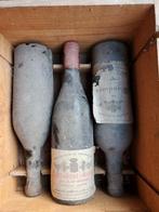 3 vieilles bouteilles de vin (> 50 ans), Enlèvement ou Envoi