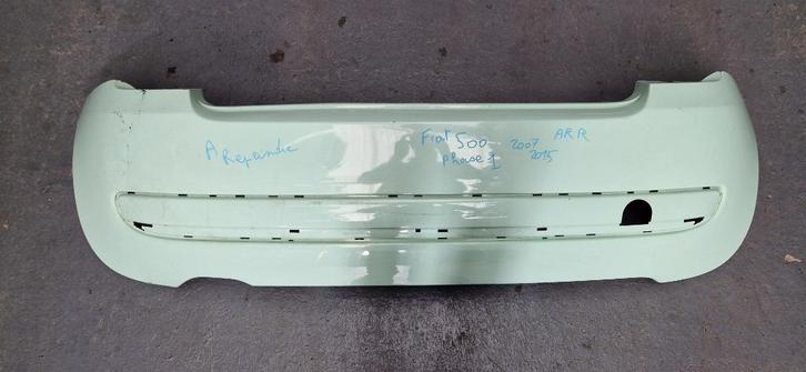 PARE CHOC arriere FIAT 500 PHASE 1 2008 2015 par choc, Auto-onderdelen, Carrosserie, Fiat, Voor, Ophalen