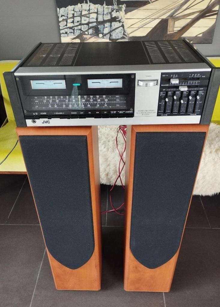 JVC JR-S200L Receiver met Vifa Luidsprekers, Audio, Tv en Foto, Stereoketens, Gebruikt, Tuner of Radio, Speakers, JVC, Losse componenten