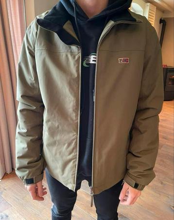 Nouvelle veste verte Napapijri pour homme taille XL, Neuf, Andere, Enlèvement ou Envoi, Taille 56/58 (XL)