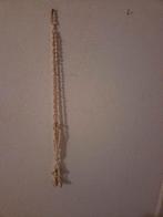 Vintage Ketting van schelpen, Ophalen of Verzenden, Zo goed als nieuw, Beige