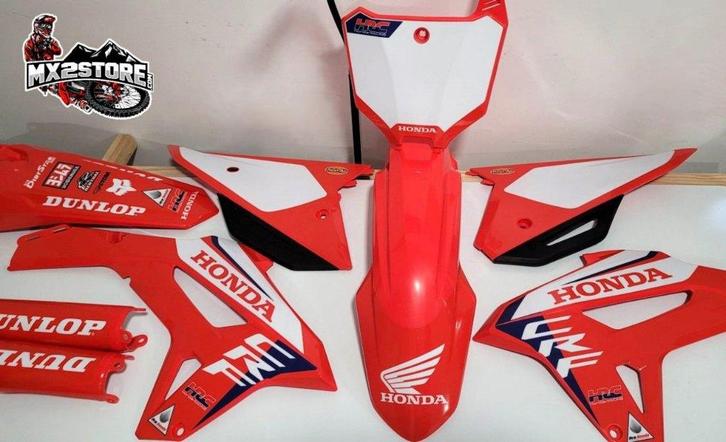Pack Kit plastique + déco Honda CRF 250 - 450 - 2022 > 2024, Motoren, Onderdelen | Honda, Nieuw, Verzenden